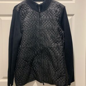 Peter Martin black zip jacket